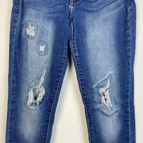 KANCAN DISTRESSED SKINNY JEANS MT1025 SIZE 26 - Picture 5 of 11